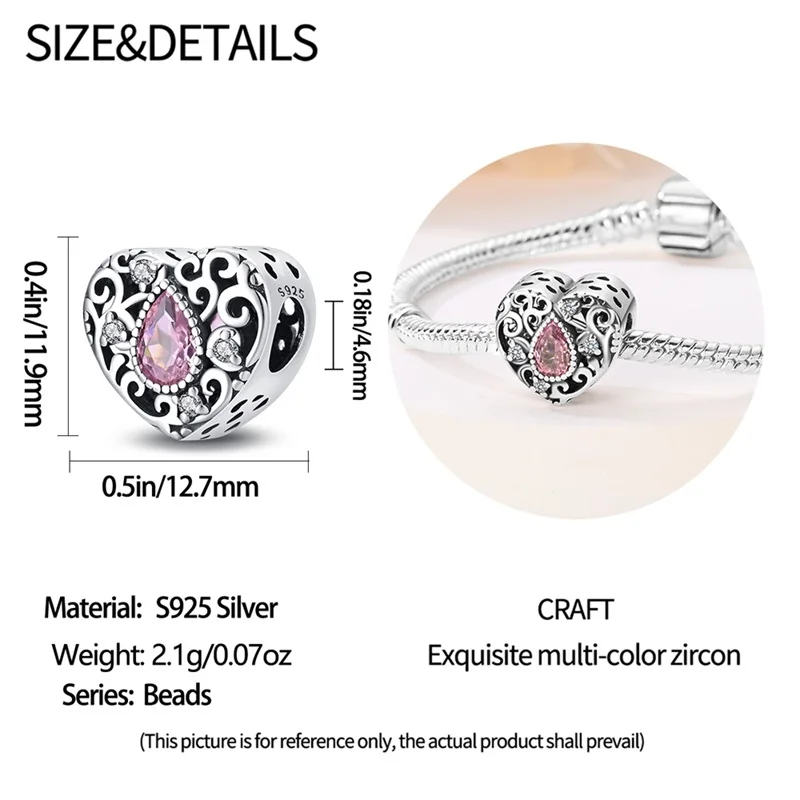 2024 Original New in Romantic Retro Classic Series Lotus Charm Beads Fits Pandach Bracelet Women 925 Silver Pendant Bead Jewelry - Image 23