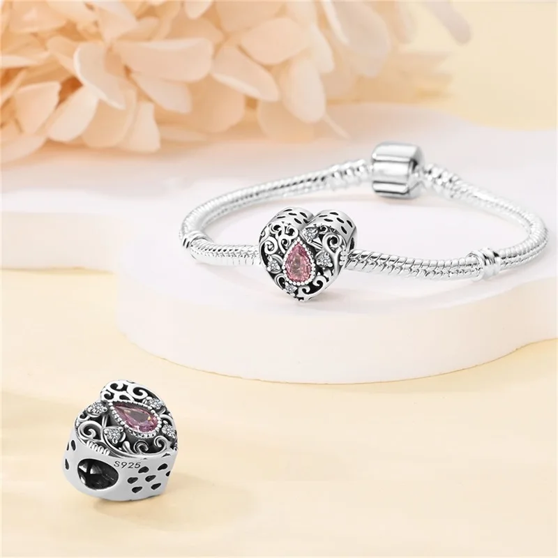 2024 Original New in Romantic Retro Classic Series Lotus Charm Beads Fits Pandach Bracelet Women 925 Silver Pendant Bead Jewelry - Image 25
