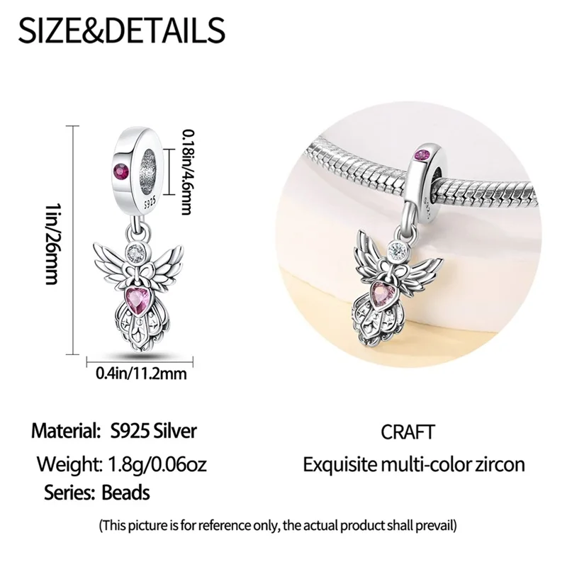 2024 Original New in Romantic Retro Classic Series Lotus Charm Beads Fits Pandach Bracelet Women 925 Silver Pendant Bead Jewelry - Image 26