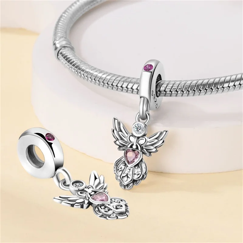 2024 Original New in Romantic Retro Classic Series Lotus Charm Beads Fits Pandach Bracelet Women 925 Silver Pendant Bead Jewelry - Image 27