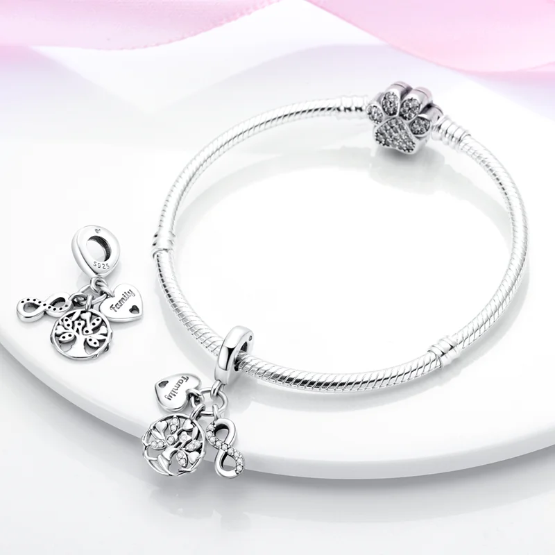 2024 Original New in Romantic Retro Classic Series Lotus Charm Beads Fits Pandach Bracelet Women 925 Silver Pendant Bead Jewelry - Image 31