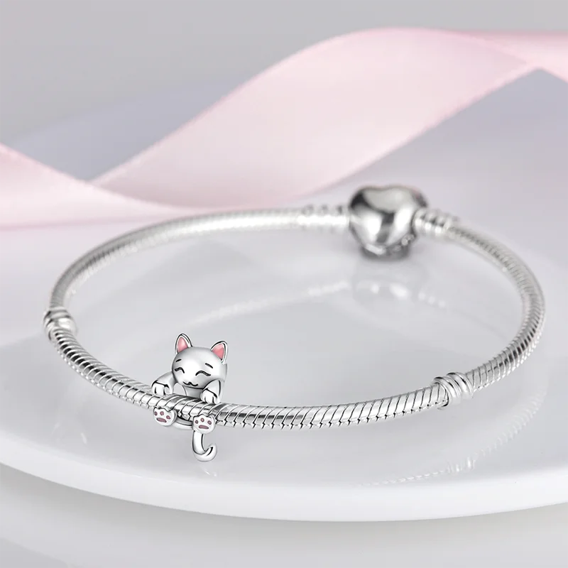 2024 Original New in Romantic Retro Classic Series Lotus Charm Beads Fits Pandach Bracelet Women 925 Silver Pendant Bead Jewelry - Image 49