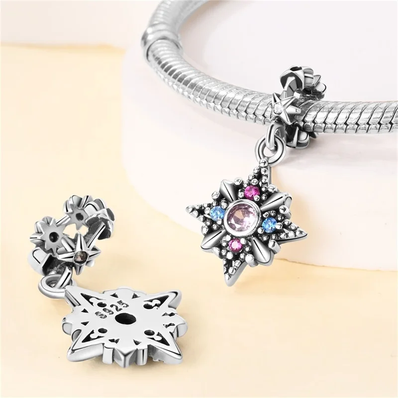 2024 Original New in Romantic Retro Classic Series Lotus Charm Beads Fits Pandach Bracelet Women 925 Silver Pendant Bead Jewelry - Image 54