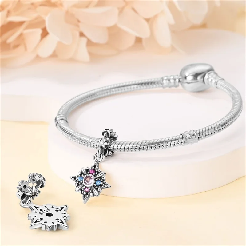 2024 Original New in Romantic Retro Classic Series Lotus Charm Beads Fits Pandach Bracelet Women 925 Silver Pendant Bead Jewelry - Image 55