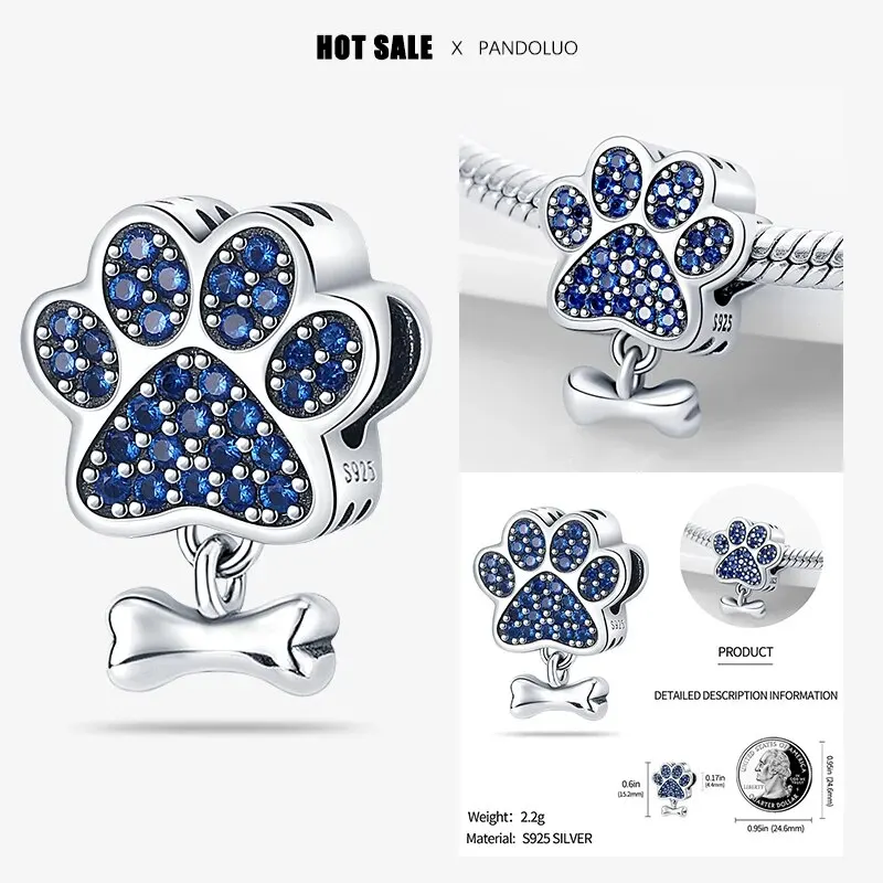 2024 Original New in Romantic Retro Classic Series Lotus Charm Beads Fits Pandach Bracelet Women 925 Silver Pendant Bead Jewelry - Image 57