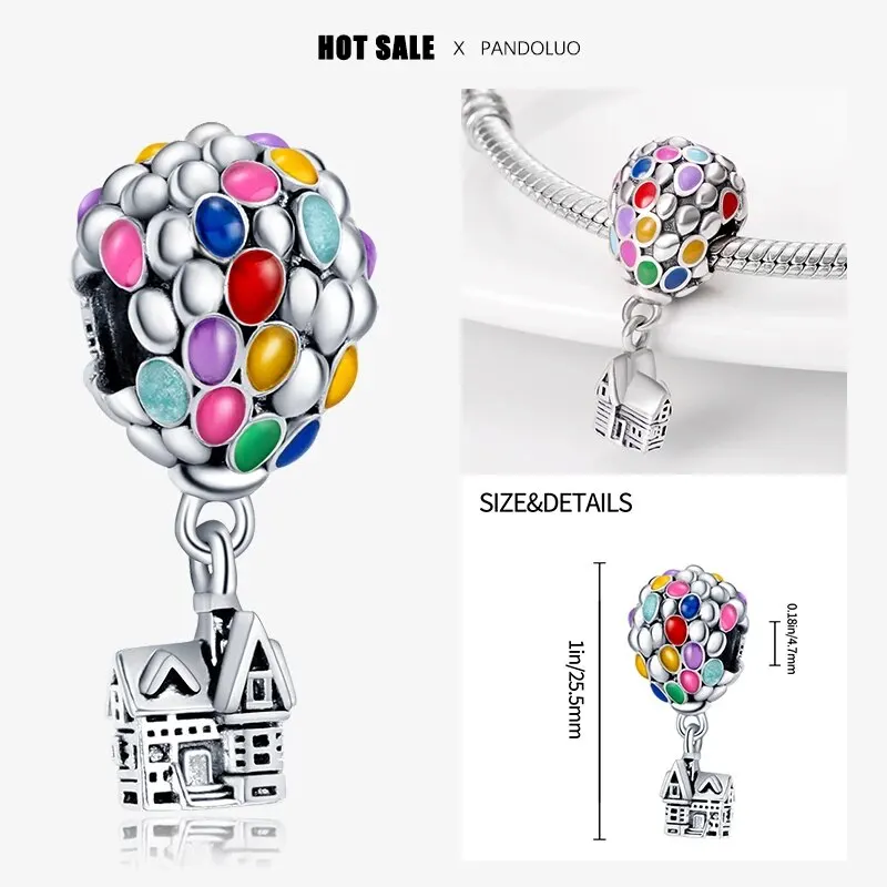 2024 Original New in Romantic Retro Classic Series Lotus Charm Beads Fits Pandach Bracelet Women 925 Silver Pendant Bead Jewelry - Image 64