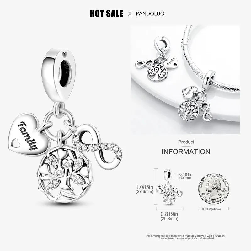 2024 Original New in Romantic Retro Classic Series Lotus Charm Beads Fits Pandach Bracelet Women 925 Silver Pendant Bead Jewelry - Image 65