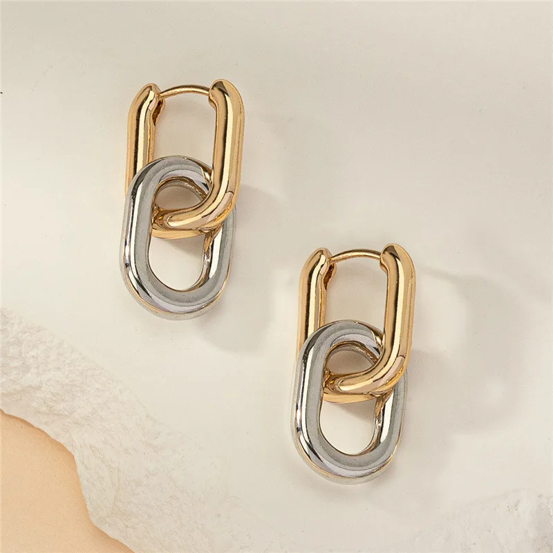 2PC Simple and Fashionable U-shaped Earrings Exquisite Women's Daily Leisure Party Earrings Outdoor Festival Gifts-030 - Image 14