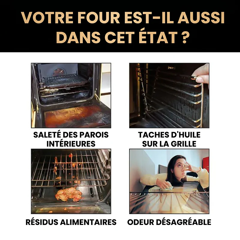 🎉Cadeau du Nouvel An 50 % DE RÉDUCTION !🧼Spray nettoyant puissant pour four et grill : élimine sans effort la graisse et les résidus alimentaires, sans frotter ! - Image 4