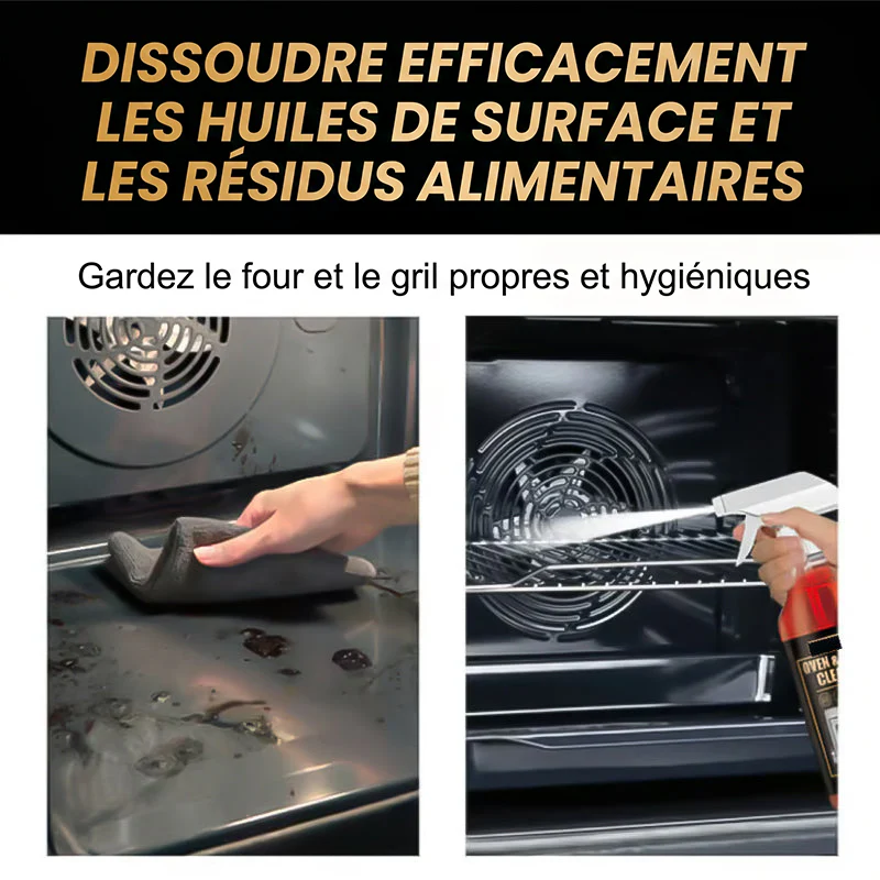 🎉Cadeau du Nouvel An 50 % DE RÉDUCTION !🧼Spray nettoyant puissant pour four et grill : élimine sans effort la graisse et les résidus alimentaires, sans frotter ! - Image 6