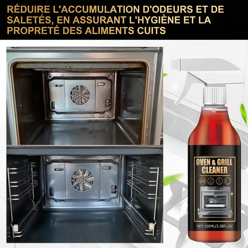 🎉Cadeau du Nouvel An 50 % DE RÉDUCTION !🧼Spray nettoyant puissant pour four et grill : élimine sans effort la graisse et les résidus alimentaires, sans frotter ! - Image 7