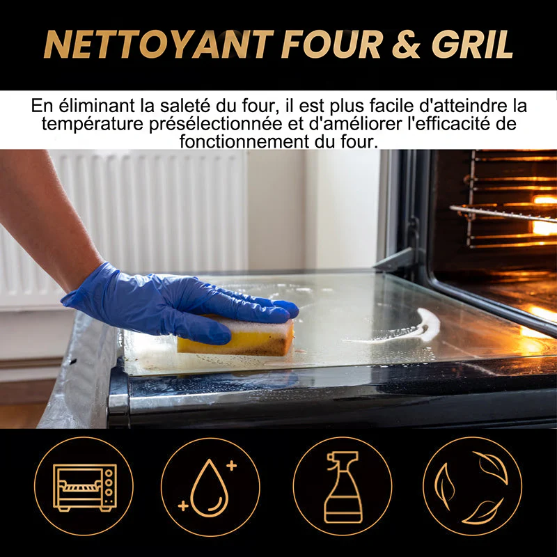 🎉Cadeau du Nouvel An 50 % DE RÉDUCTION !🧼Spray nettoyant puissant pour four et grill : élimine sans effort la graisse et les résidus alimentaires, sans frotter ! - Image 8