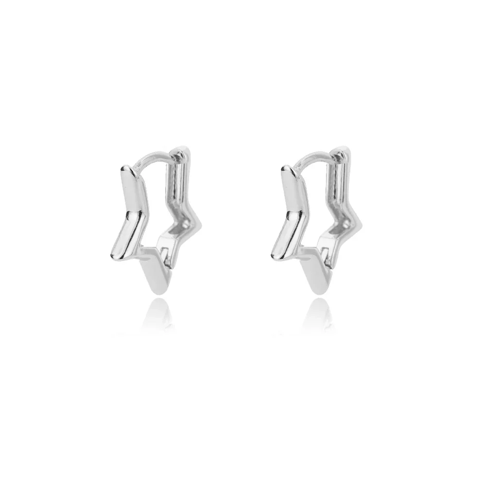 Geometric Star Earrings For Women Stainless Steel Star Hoop Earring Girl Jewelry Gift Charm Hypoallergenic Accessories Brincos - Image 13