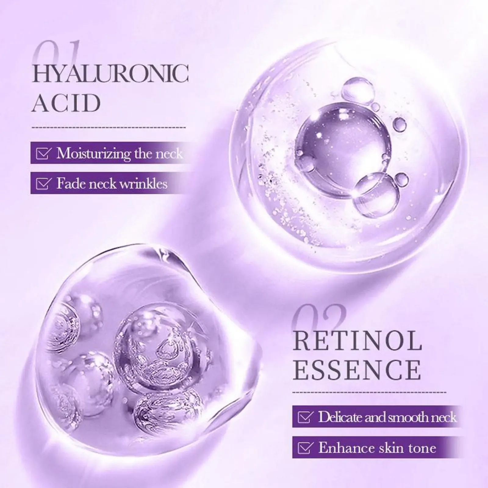 🌿Crème raffermissante pour le cou avec applicateur à bille - Image 5
