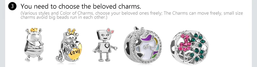 New 2023 Fashion Pink Pansy Flower Pendant Bead 925 Sterling Silver Plated Fit Necklace Keychain Charm DIY Jewelry Bracelet - Image 10