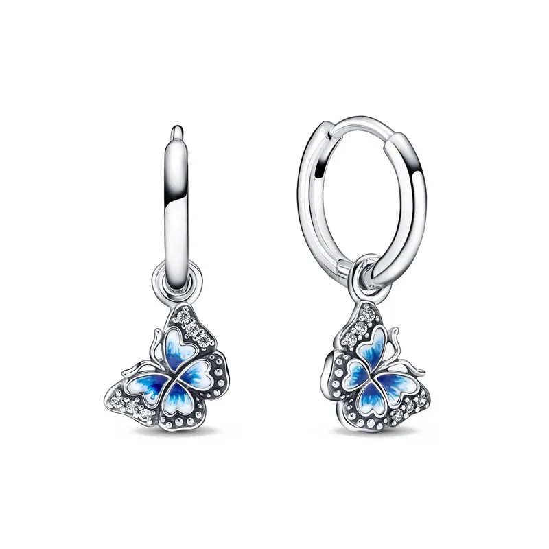 New 2023 Fashion Pink Pansy Flower Pendant Bead 925 Sterling Silver Plated Fit Necklace Keychain Charm DIY Jewelry Bracelet - Image 57