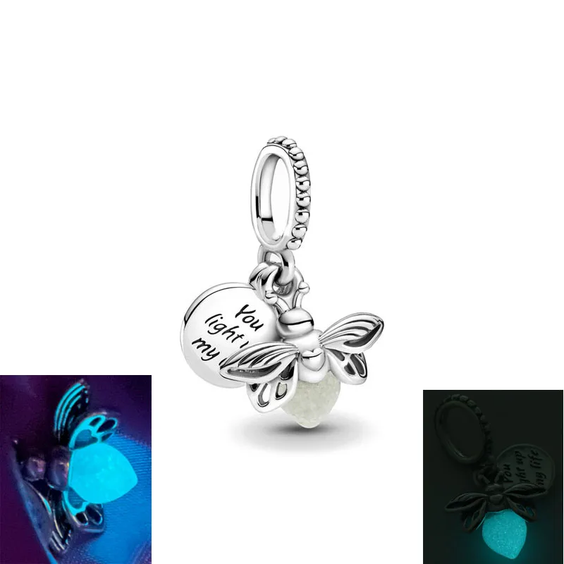 New 2023 Fashion Pink Pansy Flower Pendant Bead 925 Sterling Silver Plated Fit Necklace Keychain Charm DIY Jewelry Bracelet - Image 59