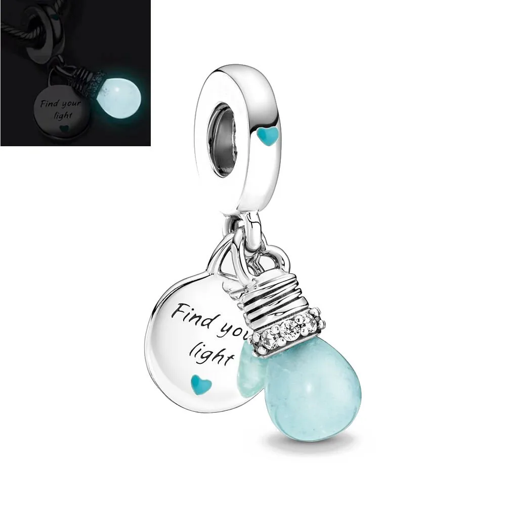 New 2023 Fashion Pink Pansy Flower Pendant Bead 925 Sterling Silver Plated Fit Necklace Keychain Charm DIY Jewelry Bracelet - Image 73
