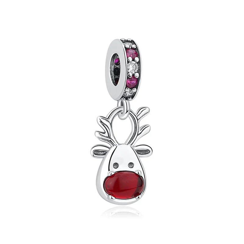 Original 925 Sterling Silver Charms Love Heart Turtle Murano Glass Pendant Beads Fit Pan Bracelet Necklace Jewelry For Women - Image 15